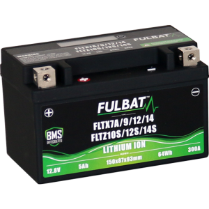 Fulbat FLTX7A/9/12/14, FLTZ10S/12S/1 lítium motorkerékpár-akkumulátor, nordicamoto.ro