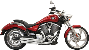 Pro-street Exhaust System Chrome, 1, nordicamoto.ro
