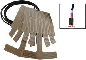 High Power Grip Heater Element Kit With Oem Connector Black