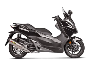 Racing Line Full Exhaust System Scooter Silver, Black, 4, nordicamoto.ro