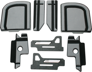 Saddlebag Shelf Set Gray, 3, nordicamoto.ro