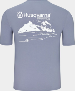 Husqvarna „Never Follow” póló, S-es méret, 2, nordicamoto.ro