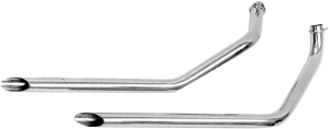 Staggered Dual Slash Cut Drag Pipes Chrome, 1, nordicamoto.ro