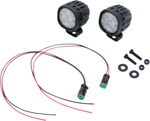 Lodestar High-output Driving Lights Black, 4, nordicamoto.ro