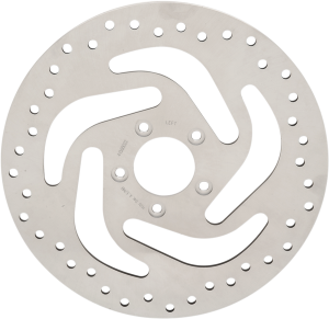 Stainless Steel Drilled Brake Rotor Ground