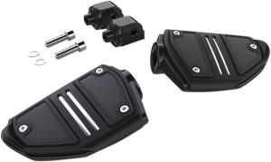 Twin Rail Footrests Black, 1, nordicamoto.ro