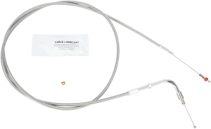 Stainless Steel Throttle/idle Cable Silver +254 mm (10''), 1, nordicamoto.ro