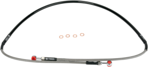 Stainless Steel Braided Brake Line Silver