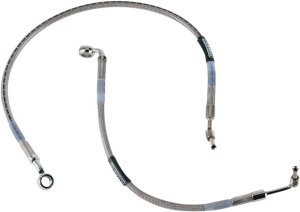 Stock-length Rear Brake Line Silver