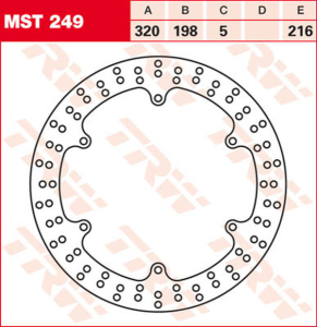 Round Fixed Brake Rotor Larger Than 300mm, 2, nordicamoto.ro