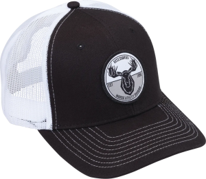 Mud Badge Hat Black, White 