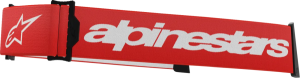 Alpinestars Supertech szemüvegszíj, piros/fehér