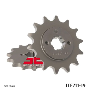 JT SPROCKETS Első lánckerék, természetes színű , nordicamoto.ro