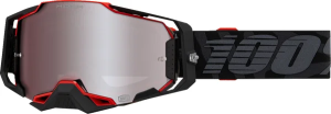 Ochelari Snowmobile 100% Armega Black/Red, 1, nordicamoto.ro