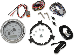 Mvx Series Analog Gauge System White, Gray, 1, nordicamoto.ro