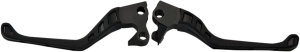 Lever Set Avenger Inlay Non-adjustable Racing Style Black, 2, nordicamoto.ro