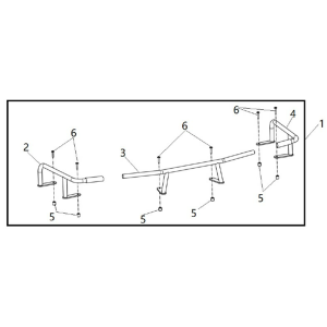HÁTSÓ CSOMAGTARTÓ-KIBŐVÍTŐ CFMOTO CFORCE 600 / 625 / 600 TOURING / 625 TOURING ATV-HEZ (RÖGZÍTŐKÉSZLET NÉLKÜL) – FEKETE, 2, nordicamoto.ro