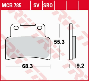 TRW szinterezett első féktárcsák TRACK APRILIA RS 125 '07–'13/SL 750 SHIVER / DROSODURO '07–'17/NA 850 MANA '07–'16/SL 900 SHIVER/SMV 900 DROSODURO '17–/YAMAHA MT 125/YZF 125R '14–, nordicamoto.ro