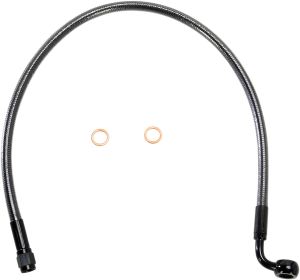 Designer Series Dot Abs-specific Upper Brake Line Kit Black, Black Pearl