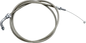 Armor Coat Stainless Steel Throttle/idle Cable For Cruisers Silver +203 mm (8''), 1, nordicamoto.ro