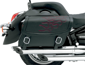 Highwayman Tattoo Saddlebags Red, Black L +, 3, nordicamoto.ro