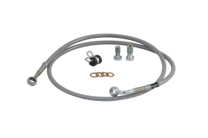 Brake Line Kit Silver, Stainless Steel, 2, nordicamoto.ro