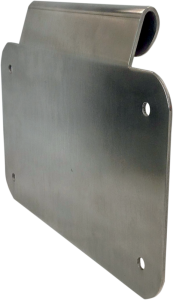 License Plate Mount Burnished Aluminum
