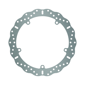 Contour Fixed Brake Rotor Silver, Stainless Steel