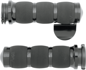 3-ring Air Cushioned Grips Black, 1, nordicamoto.ro