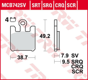 TRW Carbon RACING első féktárcsák a KAWASAKI ZX-6RR 600/ZX-6R 636 (2003–2006) és a ZX-10R (2004) modellekhez –'07/ZX-12R '04–'06/SUZUKI GSX-R 1000 '03/DERBI MULHACEN 659 '05, nordicamoto.ro