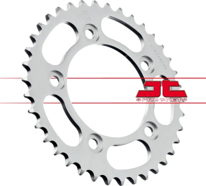 JT SPROCKETS Acél hátsó lánckerék, természetes színű 