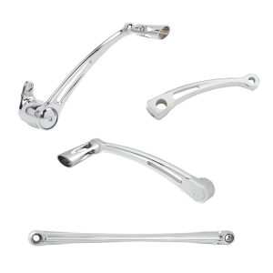 Deep Cut Foot Control Kits Chrome