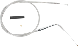 Stainless Braided Idle Cable Silver