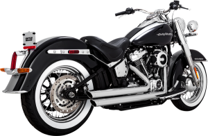 Big Shots Staggered 2-into-2 Exhaust System Black, 4, nordicamoto.ro