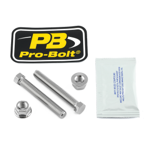 Stainless Steel Axle Adjuster Nut  & Bolt Set Natural