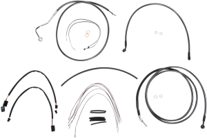 Black Pearl Upper Handlebar Installation Kit Black, 1, nordicamoto.ro