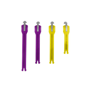 Kit curele cizme Leatt 4.5/5.5 Violet / Galben, 2, nordicamoto.ro