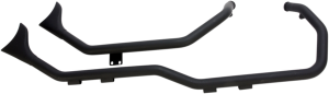 1-3/4(r) Side-by-side Upsweep Fishtail Exhaust System Black, 1, nordicamoto.ro