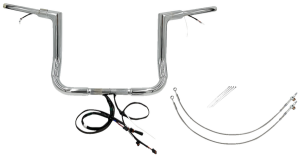 Plug & Play Ez Install 1-1/2(r) Flat Top Handlebar Kit Silver