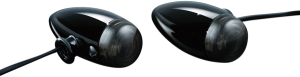 Led Mini Bullet Lights Black, Gloss, 1, nordicamoto.ro