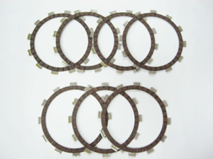Tengelykapcsoló-tárcsák a YAMAHA XT 350 (85–95), a YFM 350 FX WOLVERINE (95–03) és a TT 350 (85–95) modellekhez