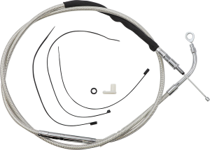 High-efficiency Polished Stainless Clutch Cable Silver