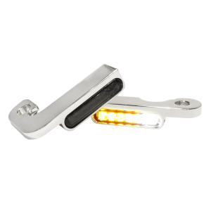 Led Handlebar Turn Signals Natural, Chrome, 1, nordicamoto.ro