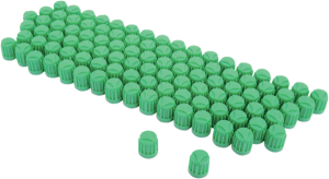 Valve Stem Kit Replacement Cap Green, Natural, 1, nordicamoto.ro