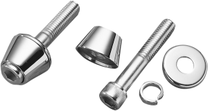 Handlebar Riser Bolt Cone Kit Silver, 2, nordicamoto.ro