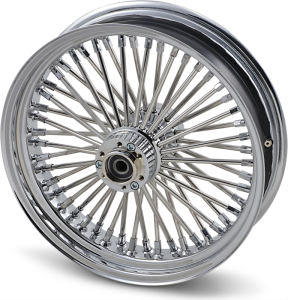 Wheel Assemblies Laced 50-spoke Front Chrome Silver