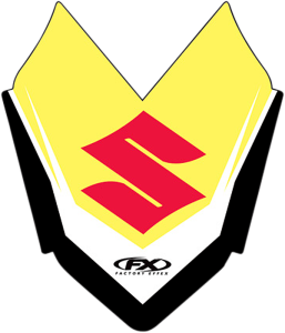 Front Fender Graphic Kit Red, White, Yellow