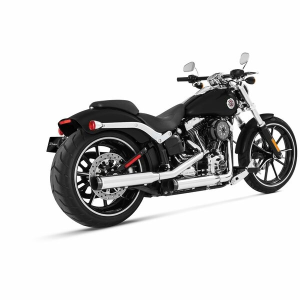 Muffler Slip-on 3(r) Duals For Softails Chrome, 1, nordicamoto.ro