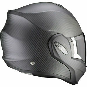 Casca modulara flip-back SCORPION EXO-TECH EVO SOLID CARBON Negru XXL, 3, nordicamoto.ro