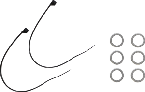 Cycleflex Extended Length Front Brake Line Kit Silver, Polished Oversize [+102 mm (4'')], 2, nordicamoto.ro